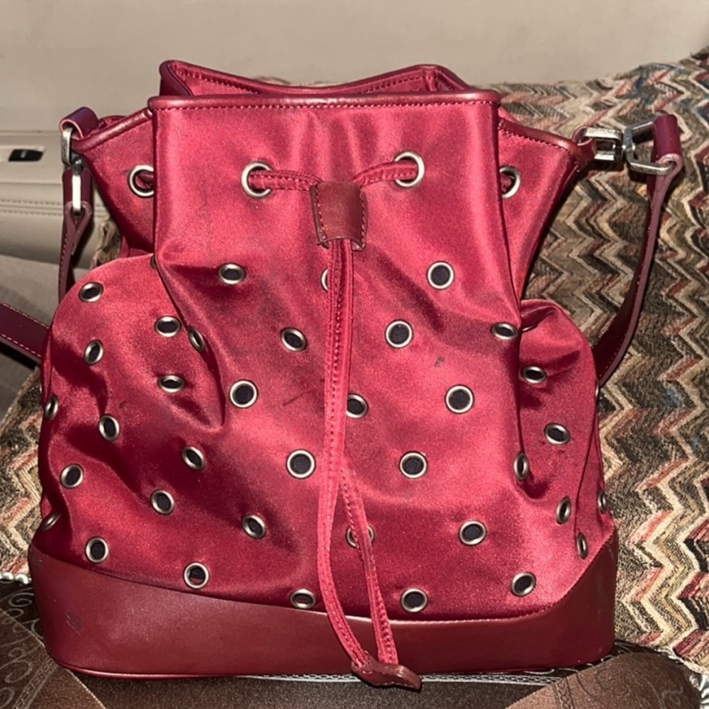 Nine West Burgundy Eyelet Bag or Backpack
